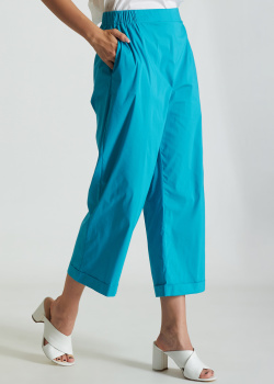 Голубые брюки Liviana Conti прямого кроя, фото